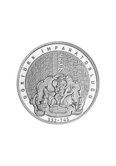 Agakulche Göktürk İmparatorluğu Gümüş Sikke Coin