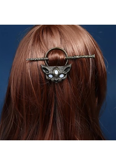 Deus Lıght Gothic Saç Tokası Çin Şpilyeleriyle 249371004 Altın