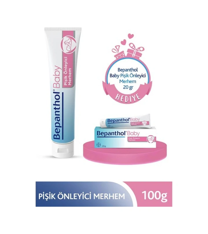 Bepanthol Baby Pişik Önleyici Merhem 100 Gr + 20 Gr Hediyeli
