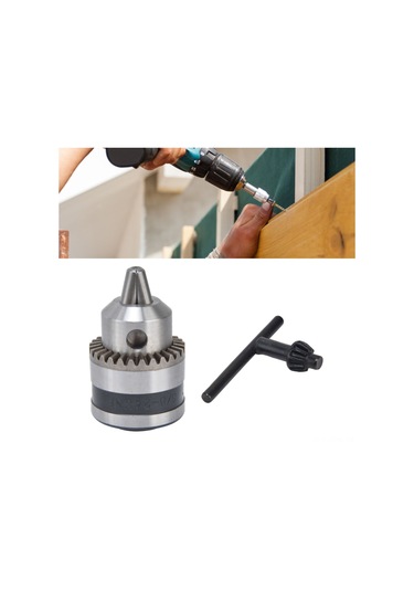 Maiyame Stainless Steel Elektroforezli 0.6-6mm Dönüştürme Matkap Somunu, 3/8-24unf Bağlantı, 3 Tırnaklı Güçlü Tutma, Hızlı Değişim, Çelik, Rust Proof