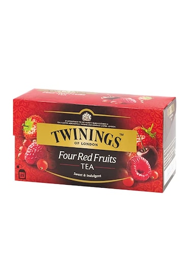 Twinings Four Red Fruits Tea - Sweet & Indulgent 25x2g 50g