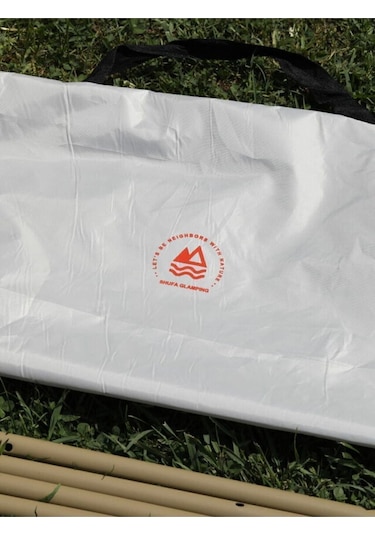 Alüminyum Kamp Masası Xxl Katlanabilir 120 55 50 Ahşap Rengi Kahverengi