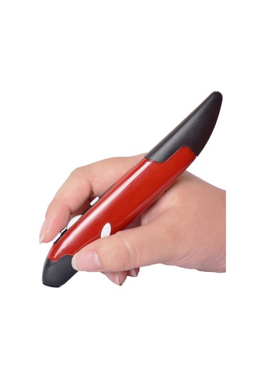 Homyl 2.4ghz Optik Kablosuz Kalem Fare Usb Alıcı Kırmızı