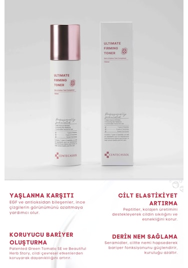 Centecassol Peptit ve Seramid Kompleksiyle ve Nemlendirici Tonik 150 ML