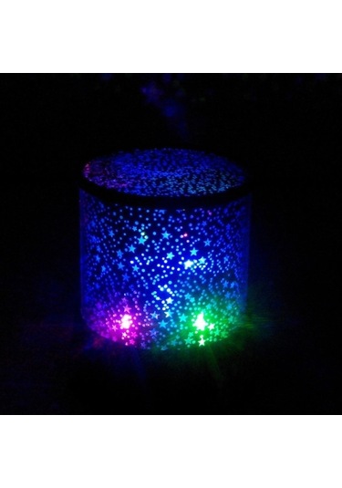 Soulader Usb Projektör Işığı İle Yatak Odası Ve Çocuk Odası İçin Dekoratif Gece Lambası, 2'li Paket Siyah