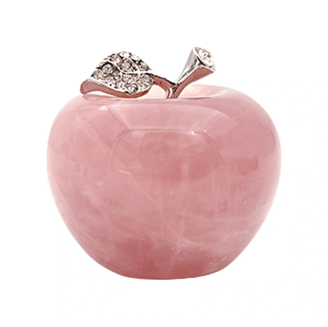 Folinda Kristal Ve Metal El Yapımı Elma Heykeli - Renkli Işık Yansımasıyla Ev Dekorasyonu, Öğretmen Hediyesi, Koleksiyon Özel