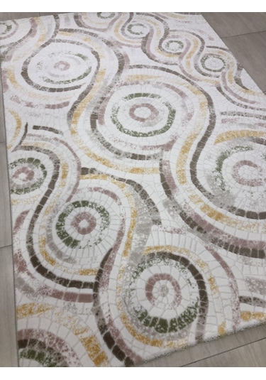 Dinarsu Halı Bodrum Br 018 Pudra Sarı 150X233 Renkli 4 M2 Halı !