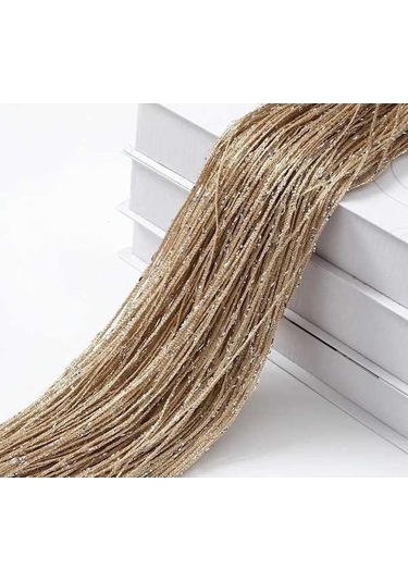 Novahub Mavi Boncuklu Perde - 3d Efektli Kapı Perdesi Küçük Boy, 100x200cm