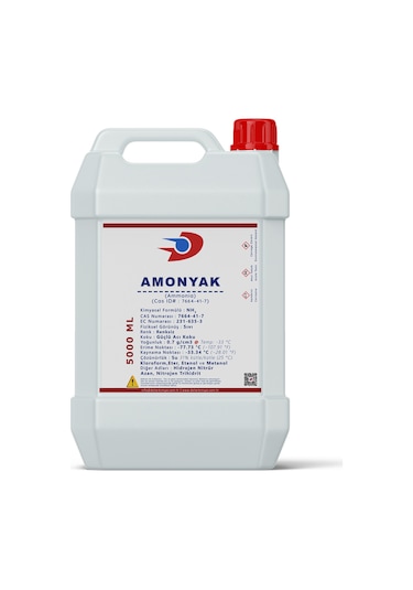 Amonyak (Sıvı) | Amonyum Hidroksit - 5 Litre