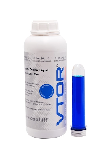 Vtor Bilgisayar Soğutma Sıvısı 1000ML Kristal Mavi