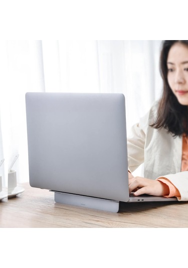 Mufunye Baseus İnce Taşınabilir Dizüstü Bilgisayar Standı - 8 Eğim Açısı, 11.6-17 İnç Uyumlu, Katlanabilir Alüminyum Tasarım