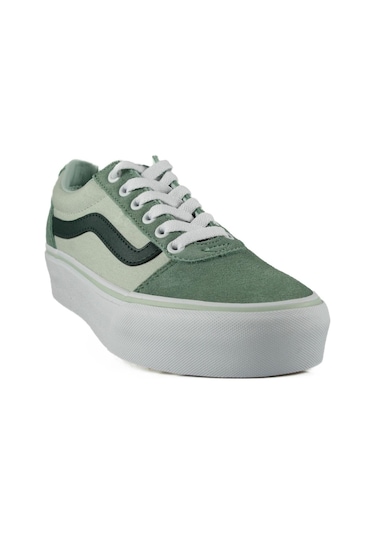 Vans Vn0a3tlc Wm Ward Platform Sneakers Unisex Spor Ayakkabı Yeşil