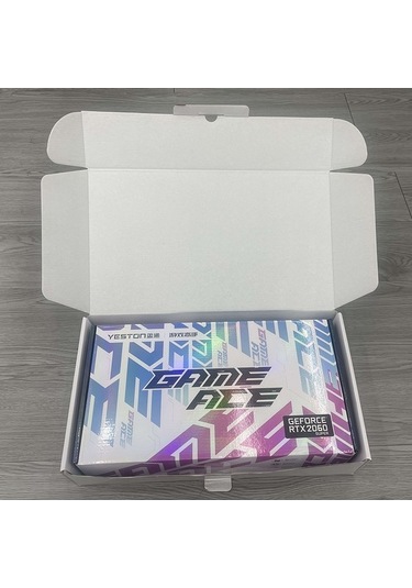 Pazly Kalın Beyaz Grafik Kart Ambalaj Kutusu, Yeston Uyumlu, 40,5x23x8,5 Cm, Güçlendirilmiş Koruma Beyaz