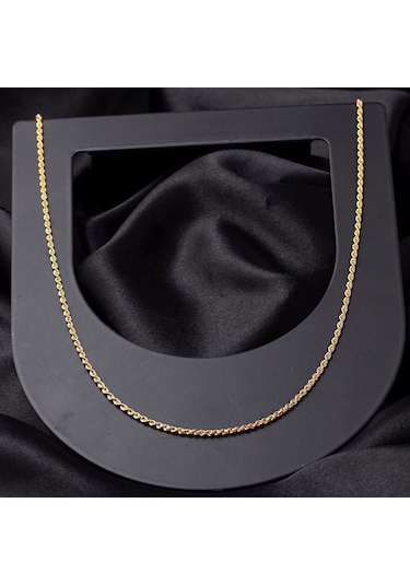 40 cm. İnce Burma 14 Ayar Altın Zincir 14HL40100