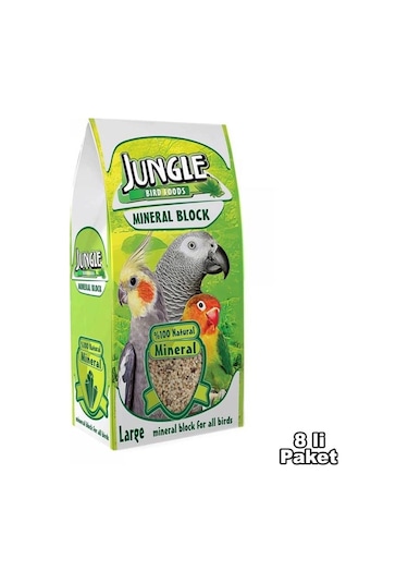 Jungle Mineral Blok Büyük 8'li Paket