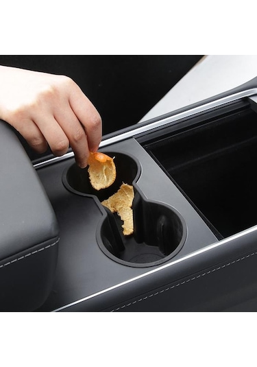 Polham Tesla Model 3 Ve Model Y 2021-2022 İçin Araba Bardak Tutucu, Takılıp Çıkartılabilen Tutucu