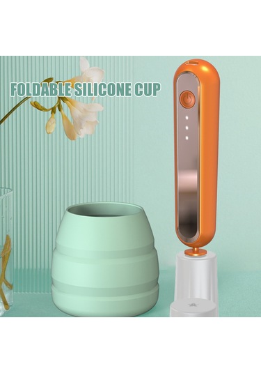 Yifomall Portatif Şarjlı Makyaj Fırçası Temizleme Makinesi - 3 Hız Ayarlı, 5 Farklı Kapak İle