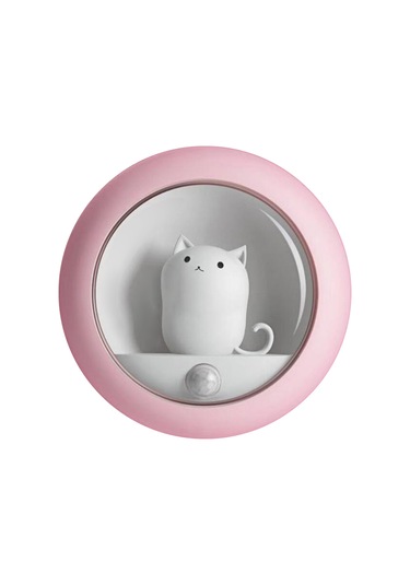 Reedark Bebek Gece Lambası: 4000k Kedili Sensörlü, 2 Parlaklık Seviyeli, Manyetik Ve Asılı Kullanım, Pembe Renk Pembe