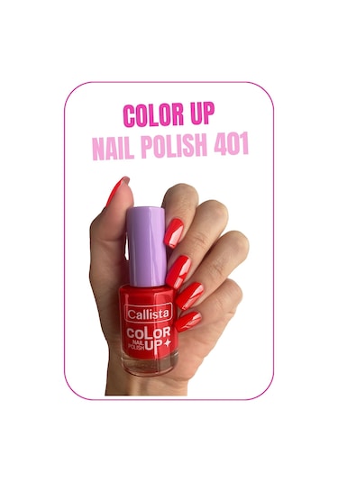 Callista Color Up Nail Polish Oje 401 Loud Like Love - Kırmızı
