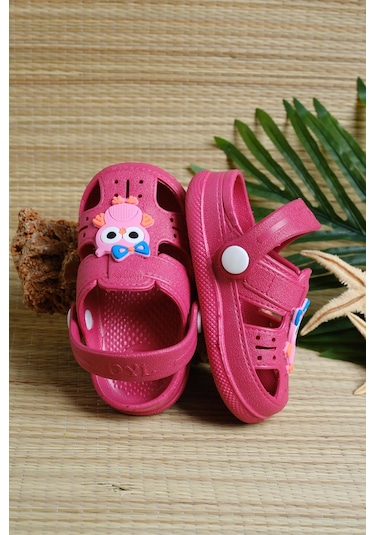 Birdy Ortopedik Kaydırmaz Tabanlı Kuş Figürlü Çocuk Sandalet Terlik 001