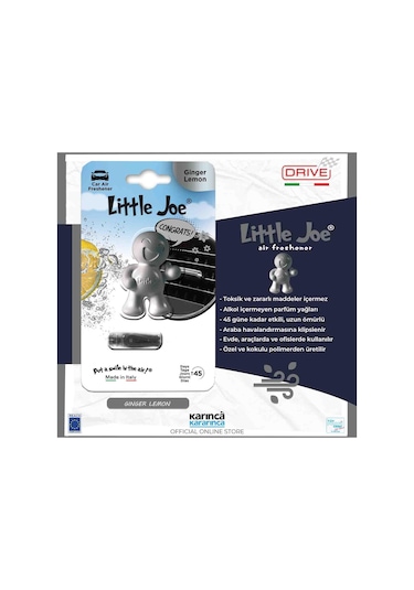 Little Joe Thums Up Ginger Lemon Kalorifere Geçme Oto Kokusu Zencefilli Limon