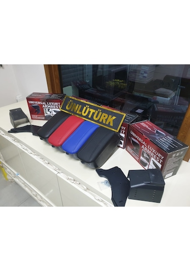 Her Araca Uygun Sürgülü - Bardaklı Oto Kolçak - Kol Dayama