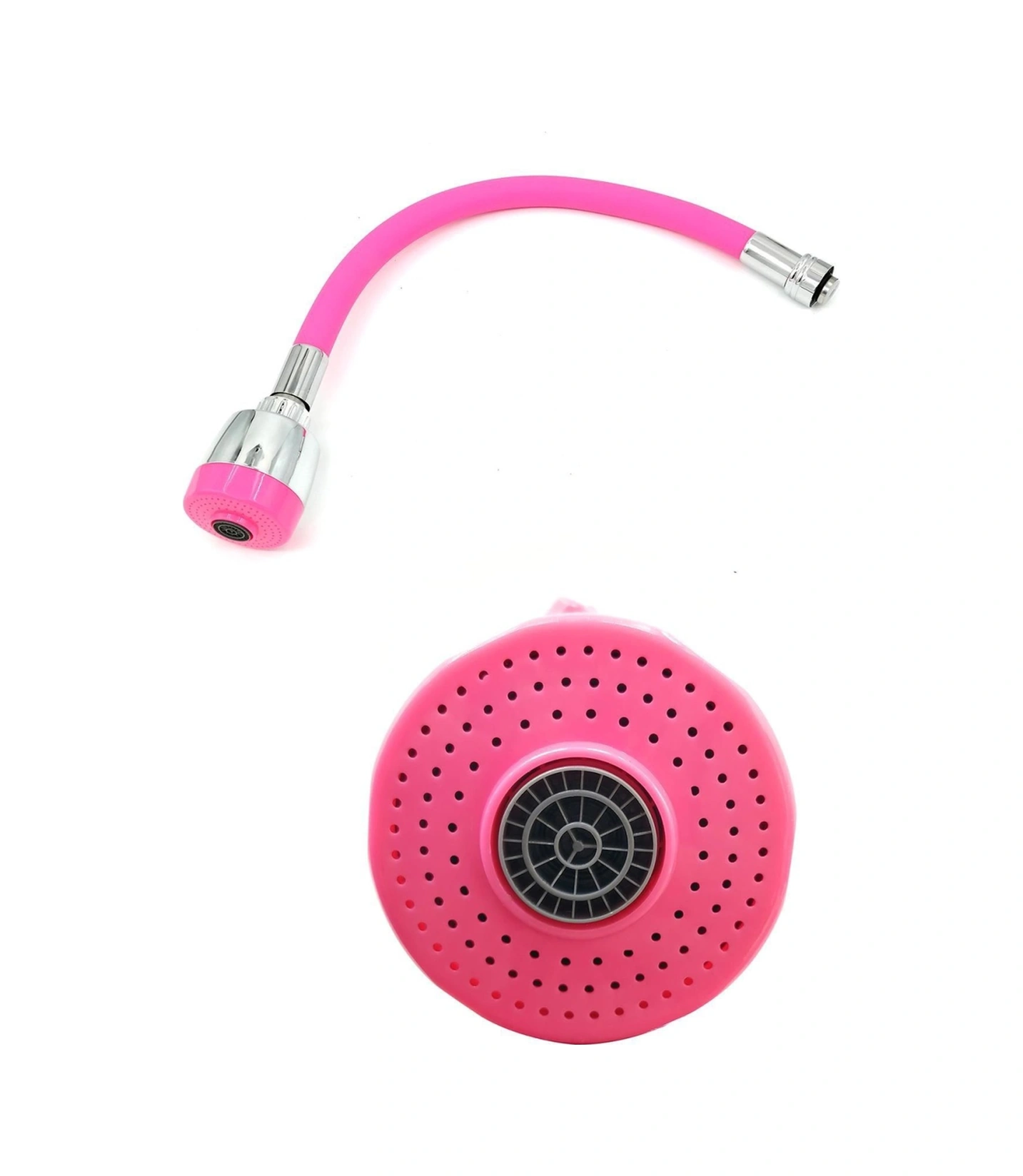 Oynar Başlıklı Tasarruflu Kubar Musluk Borusu Ve Başlığı Pembe 4915 Çok Renkli