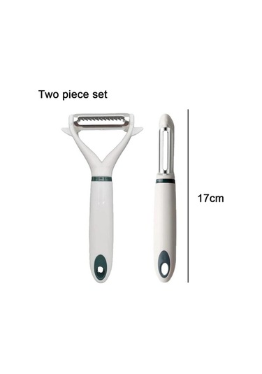 Trendooze Trend Soyucu, Soyucu Sebze Patates Paslanmaz Çelik, Beyaz Beyaz 3b 2'li Ds Beyaz