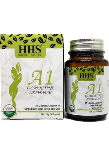 Hhs A1 L-Karnitin ve Lepidyum İçeren 30 Kapsül