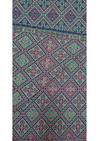 Algelsineve İnci Karışık Makine Dokuması Büyük Kilim