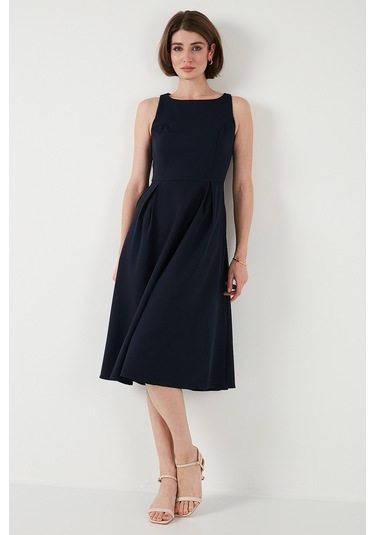 Lela Bayan Elbise 6051963 Lacivert Lacivert