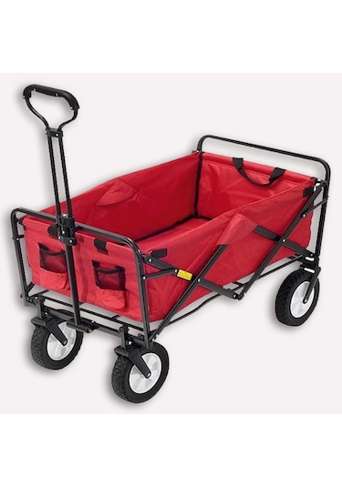 Katlanabilir Taşıma Arabası Plaj Bahçe Alışveriş Katlanır Araba