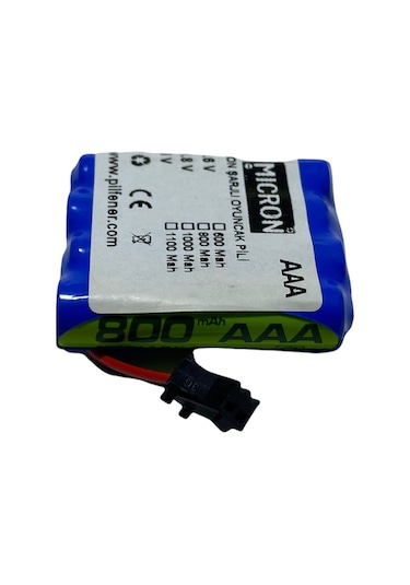 Micron 4.8v 800 Mah Aaa Uzaktan Kumandalı Şarjlı Araba Pili (Batarya)