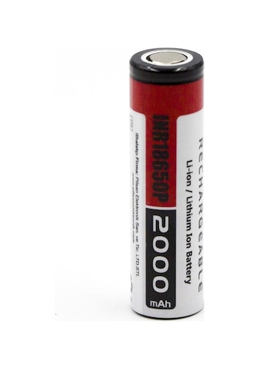 Orion 18650P 3.7 V 2000 mAh 15C Li-ion Şarj Edilebilir Pil