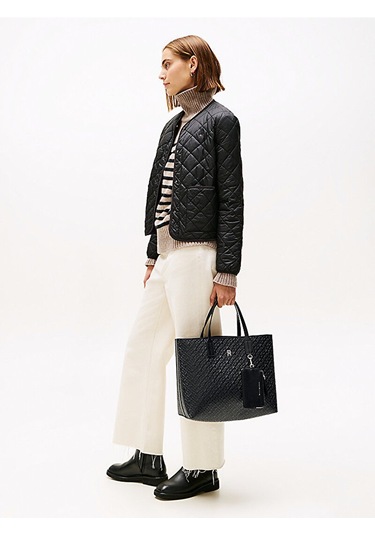 Tommy Hilfiger Kadın El Ve Çapraz Çanta Aw0aw17684bds Siyah