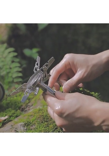 Tongxida Alp Düz Gaz Sobası Roket Sobası 3.3kw Ateş Gücü Gümüş Gümüş