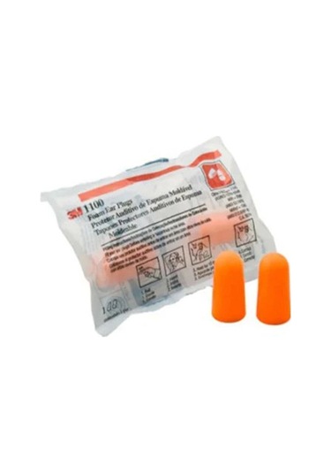 3M 1100 Turuncu Ipsiz 100 Çift Kulak Tıkacı
