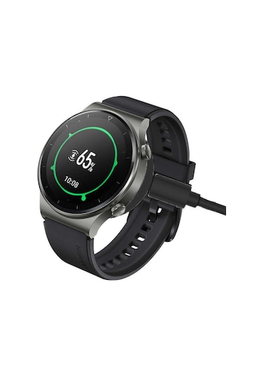 Siyah Huawei Watch Gt 3 Pro 46mm Usb Şarj Kablosu