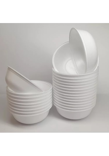 Klık-pıknık Derin Tabak Tek Kullanımlık 370 Ml "köpük", 25 Adet 242165422 100 adet