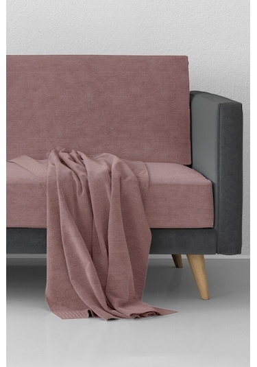 Favora Şönil Koltuk Örtüsü - Gül Kurusu