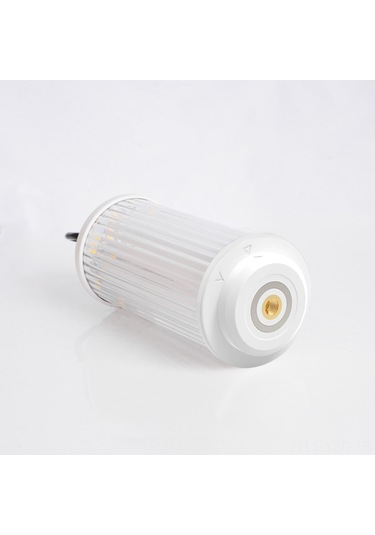 Yuntech01 Taşınabilir Dışarıdaki Aydınlatıcı - Işık Seviyesi Ayarlanabilir Kamp Feneri, Asma Kemerli Acil Işık, Beyaz + D Kanca + Rastgele Sticker Beyaz