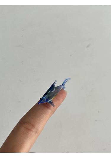 El Yapımı Mini Murano Cam Balık Biblo A111-03