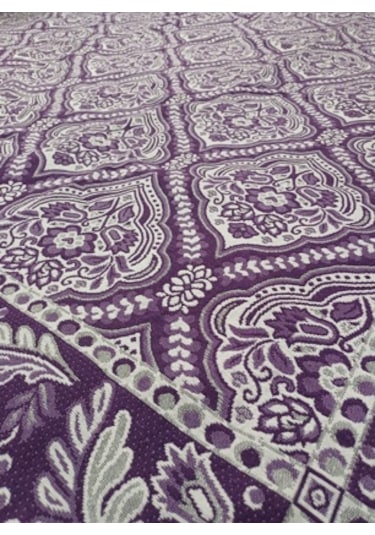 Savan Dokuma Halı Örtüsü 6m² 200 300 Kale Lila2 Lila