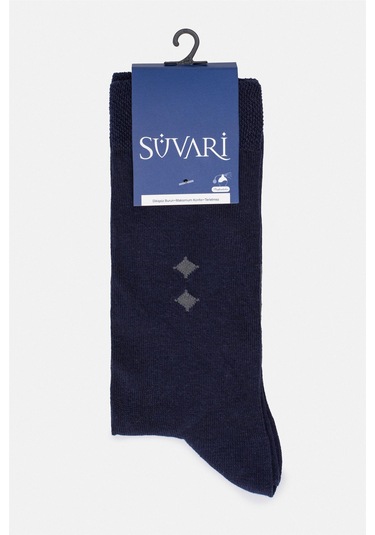 SÜVARİ Lacivert Düz Çorap