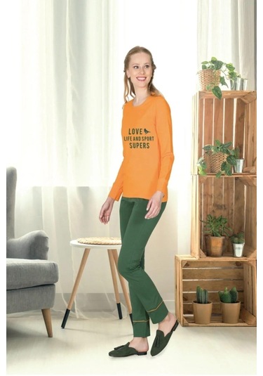 Jiber Kadın Uzun Kollu İnce Pijama Takımı 3667 - 1 Adet 001 Jiber Kadın Uzun Kollu İnce Pijama Takımı 3667 - 1 Adet 001