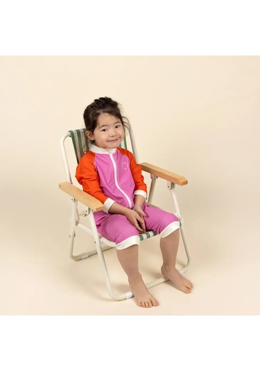 Kietla Bebekler İçin Uv Korumalı Şortlu Mayo Pink Red Pembe