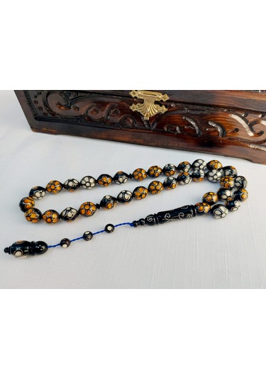 1000 Ayar Gümüş İşleme Büyük Boy Kuka Tesbih... Ölçü: 11 X 13,5