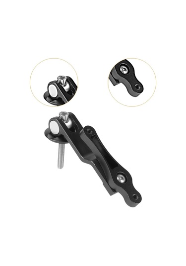 Suntek Bisiklet Şişe Tutucu Adaptörü Alüminyum Alaşımlı Siyah