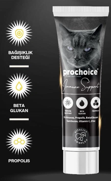 Prochoice Immune C Bağışıklık Güçlendirici Kedi Malt Paste 100 Ml