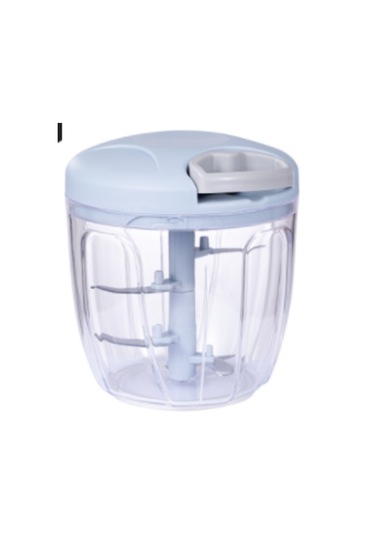 Döndür Sebze Kesici Kıyıcı Dilimleyici Meyve Sarımsak Basın Masif Peynir Kırıcı Pişirme Aksesuarları Mutfak Gadgets Aracı Mavi, 900ml Açık Kahverengi